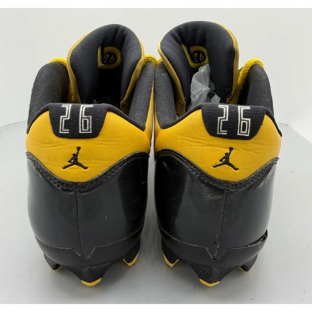 Nike Air Jordan 11 Retro Low TD Football Cleats Uni Gold Promo Sample Size 13.5